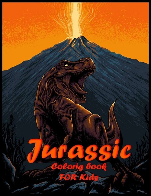 Jurassic Colorig book For Kids (Paperback)
