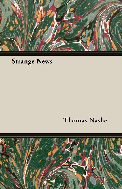 Strange News (Paperback)