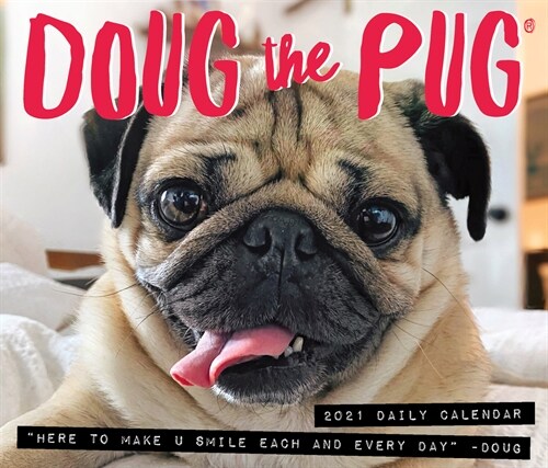 Doug the Pug 2021 Box Calendar (Dog Breed Calendar) (Daily)