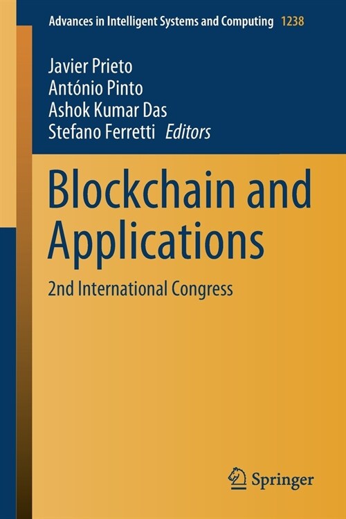 Blockchain and Applications: 2nd International Congress (Paperback, 2020)