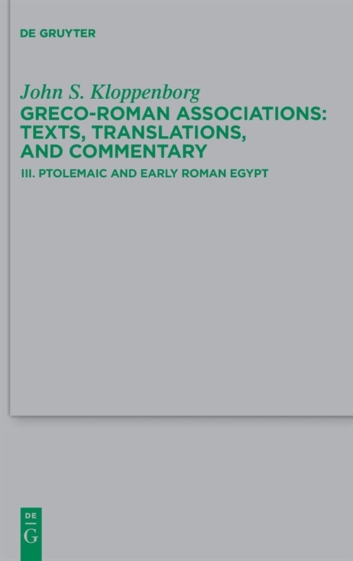Ptolemaic and Early Roman Egypt (Hardcover)