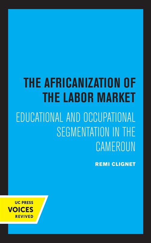 The Africanization of the Labor Market: Educational and Occupational Segmentations in the Cameroun (Paperback)