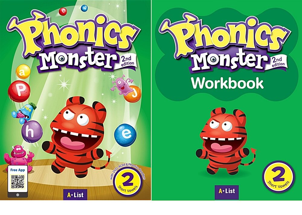 [세트] Phonics Monster 2 : Student Book + Workbook (2nd Edition)