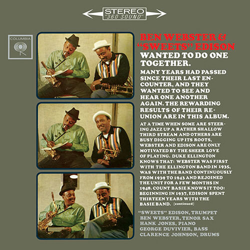 [수입] Ben Webster & Sweets Edison - Ben Webster & Sweets Edison [1SACD]