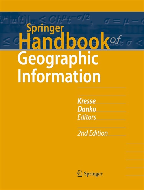 Springer Handbook of Geographic Information (Hardcover, 2, 2022)