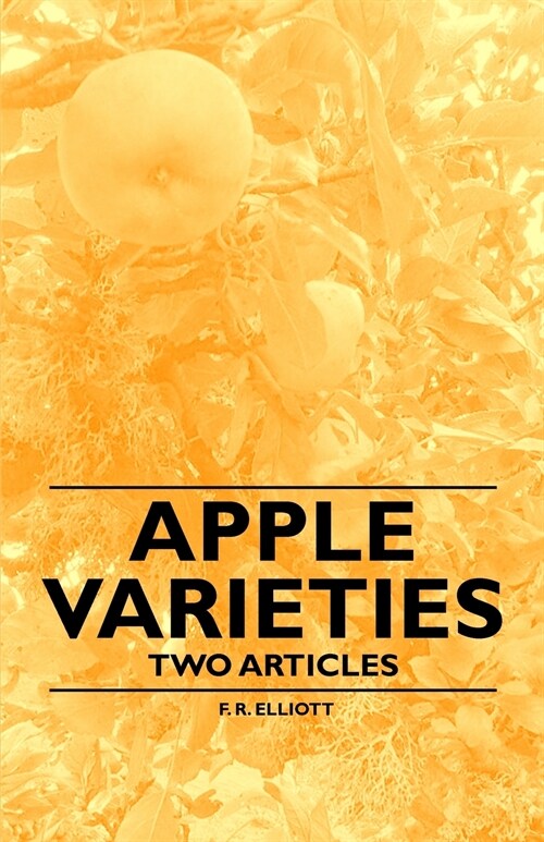Apple Varieties - Two Articles (Paperback)
