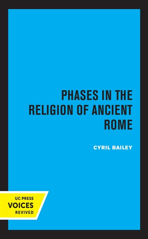 Phases in the Religion of Ancient Rome: Volume 10 (Hardcover)