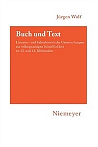 Buch und Text = Book and Text (Paperback)