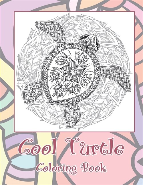 Cool Turtle - Coloring Book (Paperback)