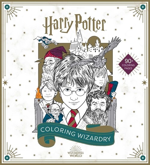 Harry Potter: Coloring Wizardry (Paperback)