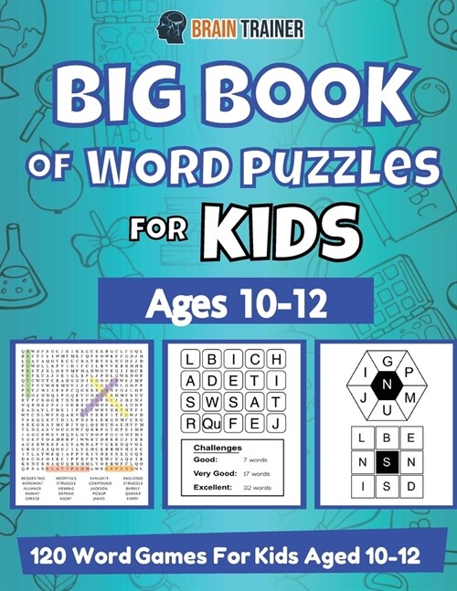 Big Book Of Word Puzzle For Kids - Ages 10-12 - 120 Word Games For Kids Aged 10-12 (Paperback)