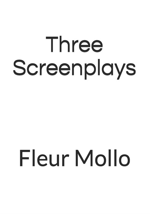 Three Screenplays (Paperback)