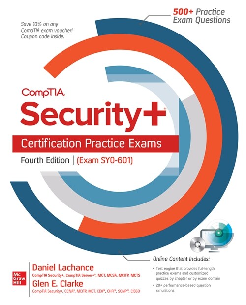 Comptia Security+ Certification Practice Exams, Fourth Edition (Exam Sy0-601) (Paperback, 4)