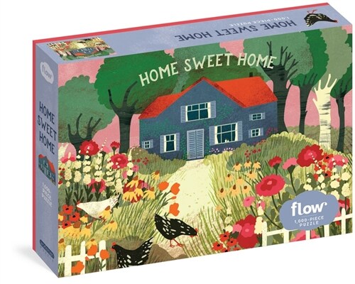 Home Sweet Home 1,000-Piece Puzzle: (Flow) for Adults Families Picture Quote Mindfulness Game Gift Jigsaw 26 3/8 X 18 7/8 (Board Games)