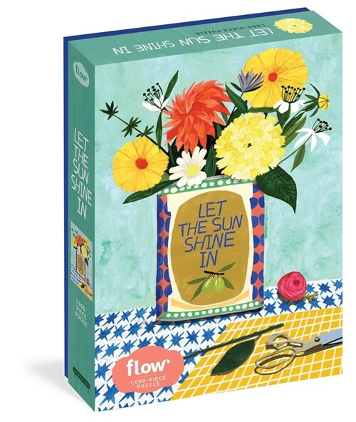 Let the Sun Shine in 1,000-Piece Puzzle: (Flow) for Adults Families Picture Quote Mindfulness Game Gift Jigsaw 26 3/8 X 18 7/8 (Board Games)