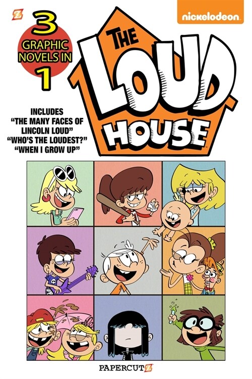 The Loud House 3-In-1 #4: The Many Faces of Lincoln Loud, Whos the Loudest? and the Case of the Stolen Drawers (Paperback)