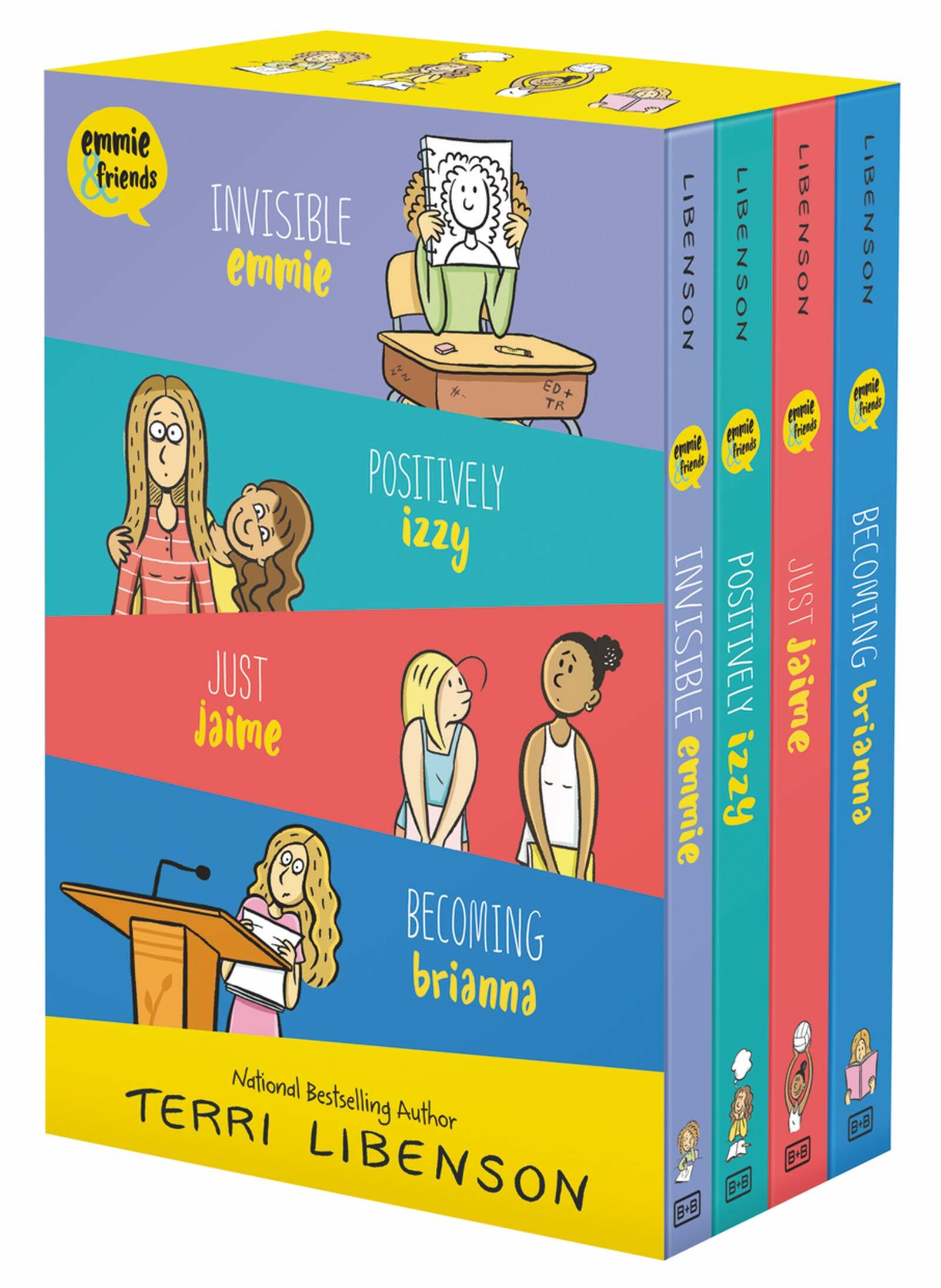 Emmie & Friends 4-Book Box Set: Invisible Emmie, Positively Izzy, Just Jaime, Becoming Brianna (Paperback)