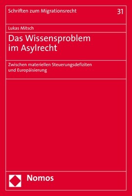 Das Wissensproblem Im Asylrecht: Zwischen Materiellen Steuerungsdefiziten Und Europaisierung (Paperback)