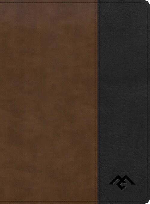 CSB Men of Character Bible, Brown/Black Leathertouch, Indexed (Imitation Leather)