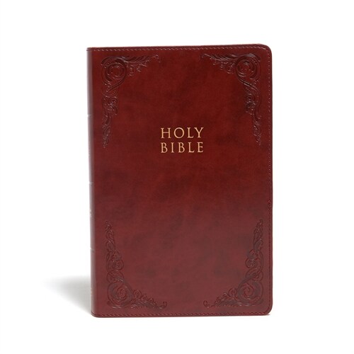 CSB Large Print Personal Size Reference Bible, Burgundy Leathertouch: Holy Bible (Imitation Leather)