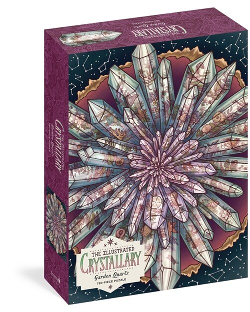 The Illustrated Crystallary Puzzle: Garden Quartz (750 Pieces) (Board Games)
