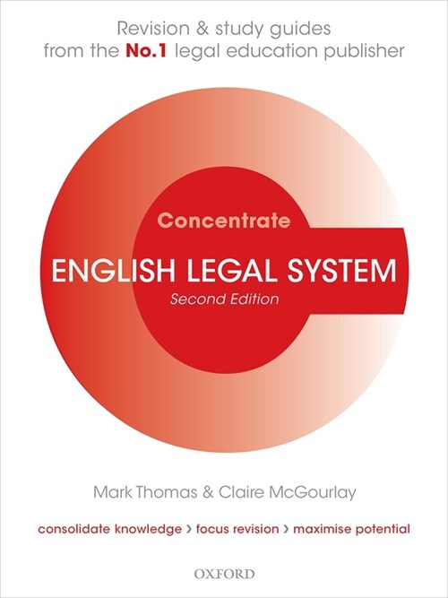 English Legal System Concentrate : Law Revision and Study Guide (Paperback, 2 Revised edition)
