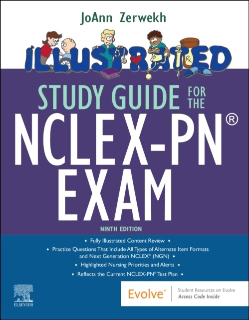 Illustrated Study Guide for the Nclex-Pn(r) Exam (Paperback, 9)