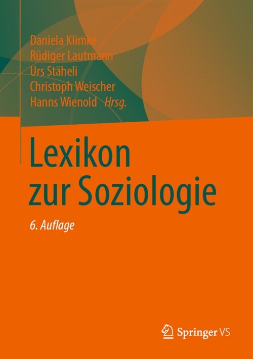 Lexikon Zur Soziologie (Hardcover, 6, 6., Uberarbeite)