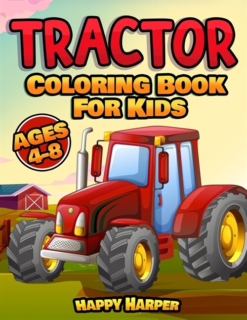 Tractor Coloring Book (Paperback)