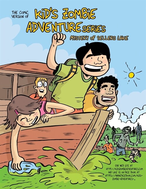 The Comic Version of, kids Zombie Adventure Series: The Mystery of Sellers Lake (Paperback)