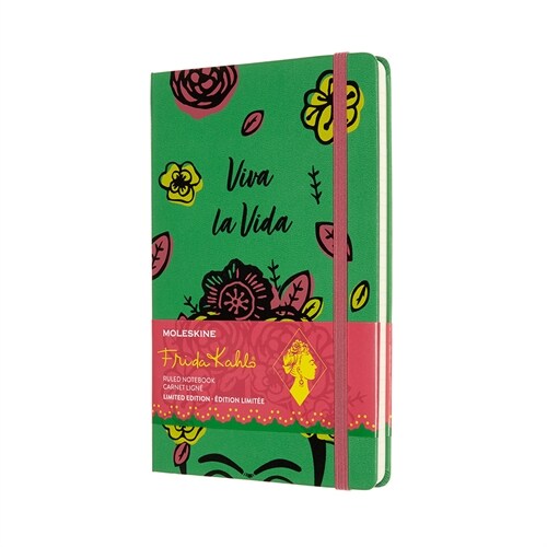 Moleskine Limited Edition Frida Kahlo, Large, Green, Ruled (5 X 8.25) (Other)