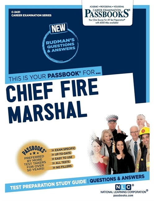 Chief Fire Marshal (C-3431): Passbooks Study Guide Volume 3431 (Paperback)