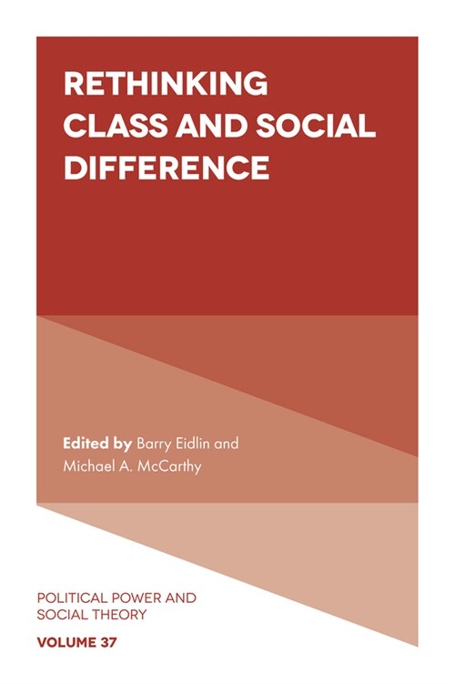Rethinking Class and Social Difference (Hardcover)