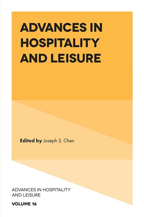 Advances in Hospitality and Leisure (Hardcover)