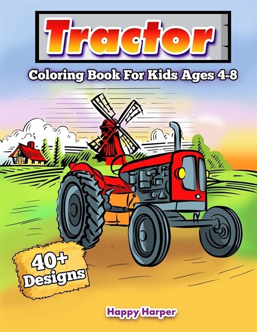 Tractor Coloring Book (Paperback)