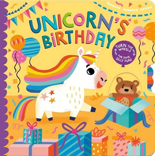 Unicorns Birthday: Turn the Wheels for Some Silly Fun! (Board Books)