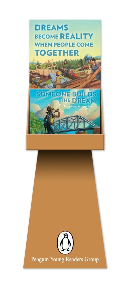 Someone Has to Build the Dream 8-copy Floor Display w/ Riser and Signed Copies (Trade-only Material)