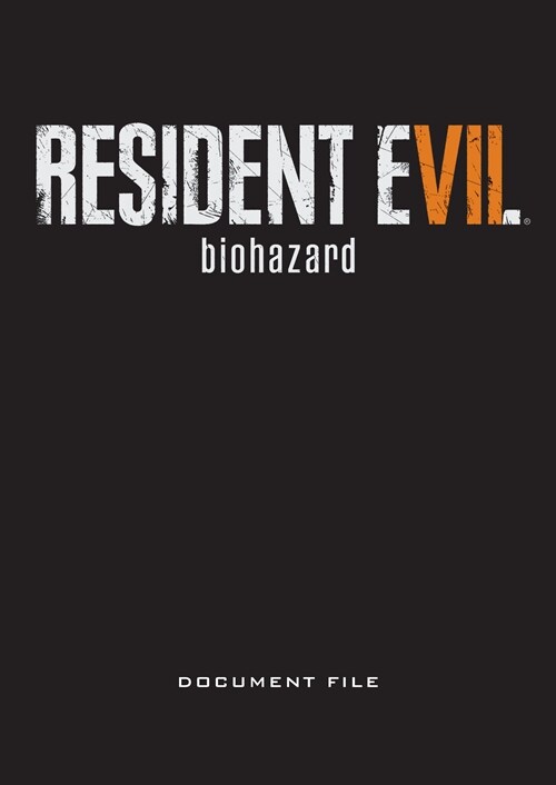 Resident Evil 7: Biohazard Document File (Hardcover)