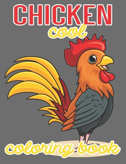 Chicken Cool Coloring Book (Paperback)