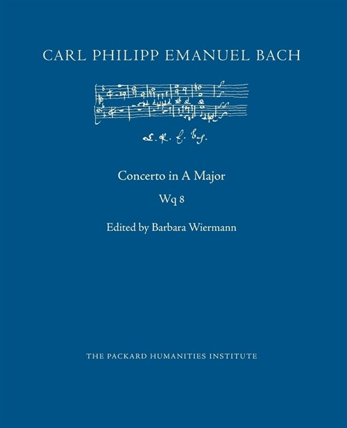 Concerto in A Major, Wq 8 (Paperback)