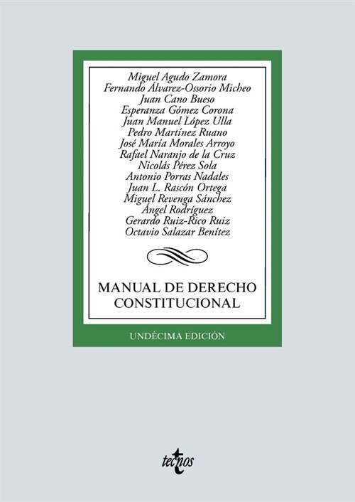 MANUAL DE DERECHO CONSTITUCIONAL (Paperback)