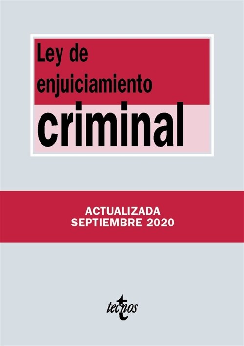 LEY DE ENJUICIAMIENTO CRIMINAL (Paperback)