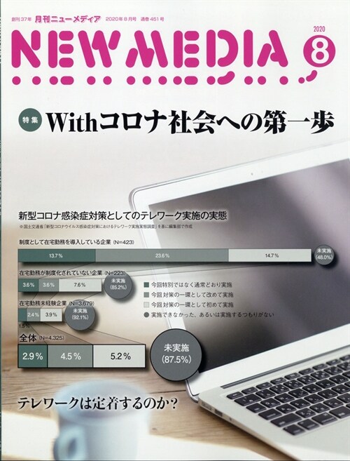 NEW MEDIA 2020年 8月號