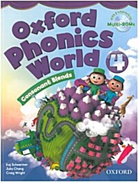 [중고] Oxford Phonics World 4: Student Book with MultiROM (Package)
