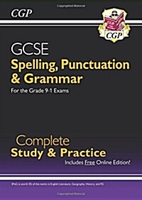 GCSE Spelling, Punctuation and Grammar Complete Study & Practice (with Online Edition) (Multiple-component retail product, part(s) enclose)