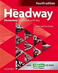 [중고] New Headway: Elementary A1 - A2: Workbook + iChecker with Key : The worlds most trusted English course (Package, 4 Revised edition)