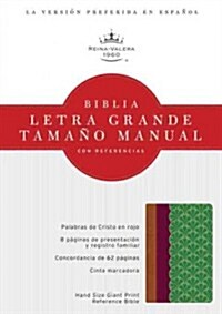 Bibla Letra Grande Tamano Manual-Rvr 1960-Con Referencias (Imitation Leather)