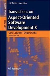 Transactions on Aspect-oriented Software Development X (Paperback)