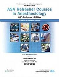 Asa Refresher Courses in Anesthesiology (Paperback)