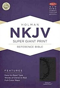 Super Giant Print Reference Bible-NKJV (Imitation Leather)